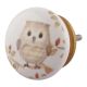 Mixing Color Owl Ceramic Flat cabinet Knob Online